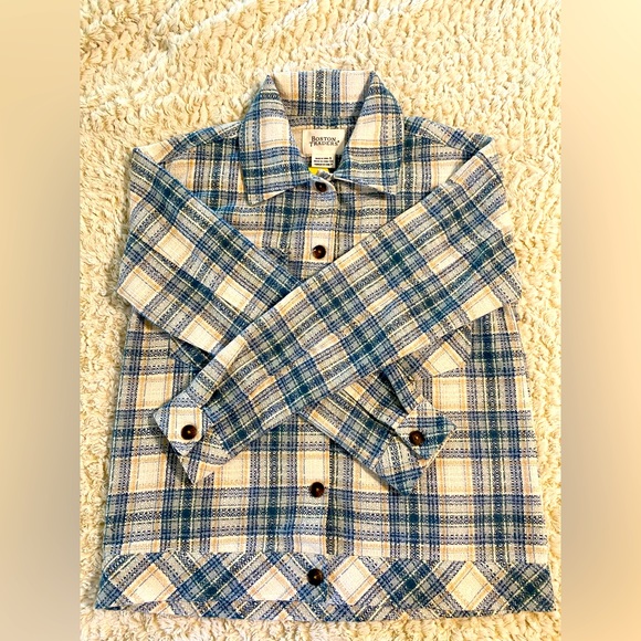 NWT Boston Traders Plaid Shacket Size S - Picture 3 of 3